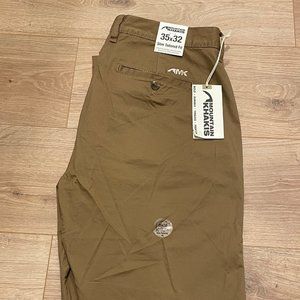 Mountain Khakis | Chino Pant | Slim Tailored Fit- Tobacco / 35w / 32i